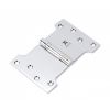 Polished Chrome 4" x 4" x 6"  Parliament Hinge (pair) ss