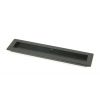 Matt Black 250mm Art Deco Rectangular Pull