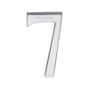 Heritage Brass Numeral 7 Concealed Fix 76mm (3") Satin Chrome finish