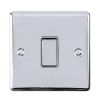 Eurolite Enhance Decorative 1 Gang Switch Polished Chrome