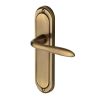 Heritage Brass Door Handle Lever Latch Henley Design Antique Brass finish