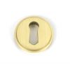 Satin Brass Round Escutcheon (Plain)