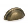 Burnished Brass Regency Concealed Drawer Pull