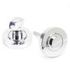 Polished Chrome Round Thumbturn Set (Plain)