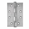 Eclipse 14341 - 102x67x2mm SSS Ball Bearing Hinge Grade 7 - (Pair) - Satin Stainless Steel