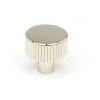 Polished Nickel Judd Cabinet Knob - 25mm (No rose)