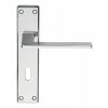 Serozzetta Zone Lever On Lock Backplate - Polished Chrome