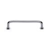 Heritage Brass Cabinet Pull Wire Design with 16mm Rose 128mm CTC Polished Chrome Finish