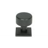 Matt Black Brompton Cabinet Knob - 25mm (Square)