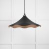 Smooth Copper Flora Pendant in Elan Black