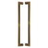 Heritage Brass Back to Back Door Pull Handle Apollo Design 460mm Antique Brass Finish