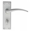 Wing Lever On Wc Backplate - Satin Chrome