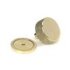 Polished Brass Brompton Cabinet Knob - 38mm (Plain)