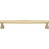 Heritage Brass Cabinet Pull Deco Design 203mm CTC Satin Brass Finish