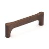 Wooden Cabinet Pull Handle Gio Design 128mm Walnut Finish