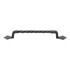 Rustic Dark Bronze Cabinet Pull Twist Design 251mm