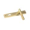 Satin Brass Brompton Slimline Lever Espag. Lock Set