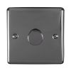 Eurolite Enhance Decorative 1 Gang Dimmer Black Nickel