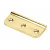 Polished Brass 3" Dummy Butt Hinge (Single)