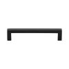 Heritage Brass Cabinet Pull City Design 128mm CTC Matt Black Finish