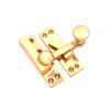 Quadrant Sliding Arm Fastener Polished Brass