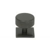 Aged Bronze Brompton Cabinet Knob - 38mm (Square)