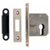 Easi-T Economy Euro Profile Deadlock 64mm - Satin Nickel