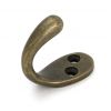 Burnished Brass Celtic Single Robe Hook