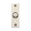 Heritage Brass Rectangular Bell Push Satin Nickel finish