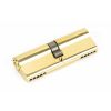 Lacquered Brass 45/45 5pin Euro Cylinder KA