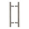 Heritage Brass Back to Back Door Pull Handle Bar Design 305mm Satin Nickel Finish