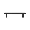 Heritage Brass Cabinet Pull Complete Knurl Design 96mm CTC Matt Bronze finish