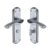 Sorrento Door Handle Bathroom Atlanta Design Satin Chrome finish