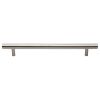 Heritage Brass Door Pull Handle Bar Design 457mm Satin Nickel Finish