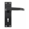 Black Deluxe Lever Lock Set