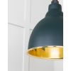 Smooth Brass Brindley Cluster Pendant in Dingle