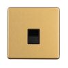 Eurolite Concealed 3mm Telephone Slave Satin Brass