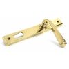 Polished Brass Avon Slimline Lever Espag. Lock Set