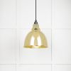 Hammered Brass Brindley Pendant