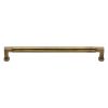 Heritage Brass Cabinet Pull Bauhaus Design 254mm CTC Antique Brass Finish