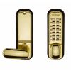 Eclipse 70251 - ED20 Easy Code Change Push Button Digital Lock - Polished Brass