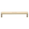 Heritage Brass Cabinet Pull Wide Metro Design 152mm CTC Satin Brass Finish