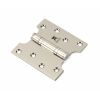 Polished Nickel 4" x 2" x 4"  Parliament Hinge (pair) ss