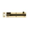 Heritage Brass Door Bolt Necked 6" x 1.5" Polished Brass finish