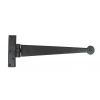 Black 12" Penny End T Hinge (pair)