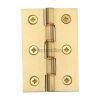 Heritage Brass Hinge Brass with Phosphor Washers 3" x 2" Satin Brass finish