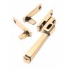 Polished Bronze Night-Vent Locking Avon Fastener