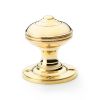 Alexander & Wilks - Romeo Mortice Knob - Unlacquered Brass