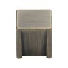 Podium Cabinet Knob Distressed Brass Finish