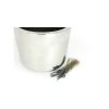 Polished Marine SS (316) 28cm Newlyn Pot (Drainage holes)